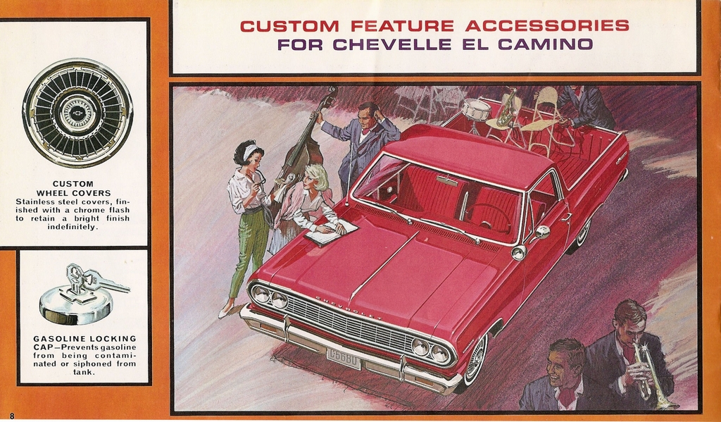 1964 Chev Chevelle Accessories Brochure Page 12